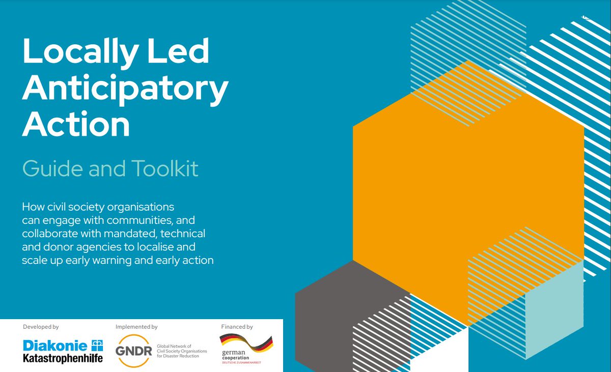 We are pleased to see the Locally Led Anticipatory Action Guide &amp; Toolkit launched by <a href="/diakoniekh/">Diakonie Katastrophenhilfe</a> &amp; <a href="/globalnetworkdr/">GNDR</a> online: gndr.org/locally-led-an… 

This empowers civil society organisations in community engagement &amp; collaborative efforts with technical, and donor agencies.