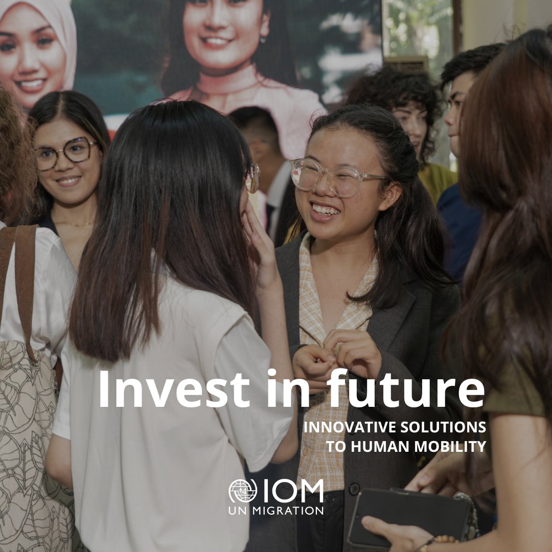IOMAsiaPacific's tweet image. 🌱 Powered by creativity &amp;amp; innovative solutions, young migrants have so much to offer.

To truly maximize the potentials of #HumanMobility, more resources and attention need to be given to the #Youth.