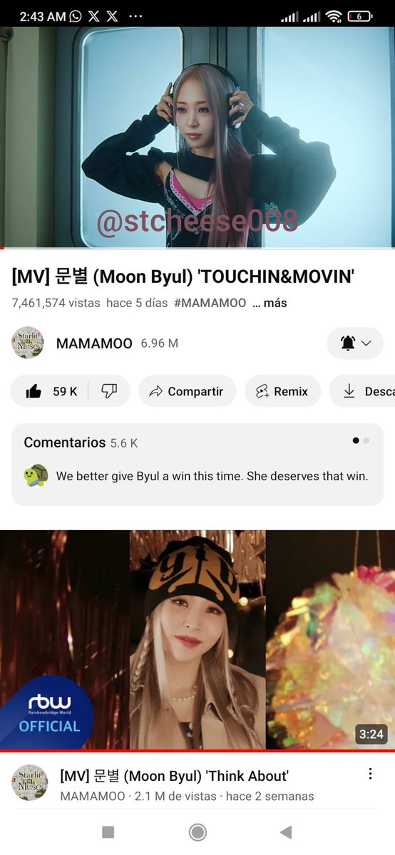 stcheese008's tweet photo. @MOONBYULINTL Entry 9

#MOONBYUL #문별 #TOUCHIN_MOVIN #Starlit_of_Muse https://t.co/fhbZgaWP9b
