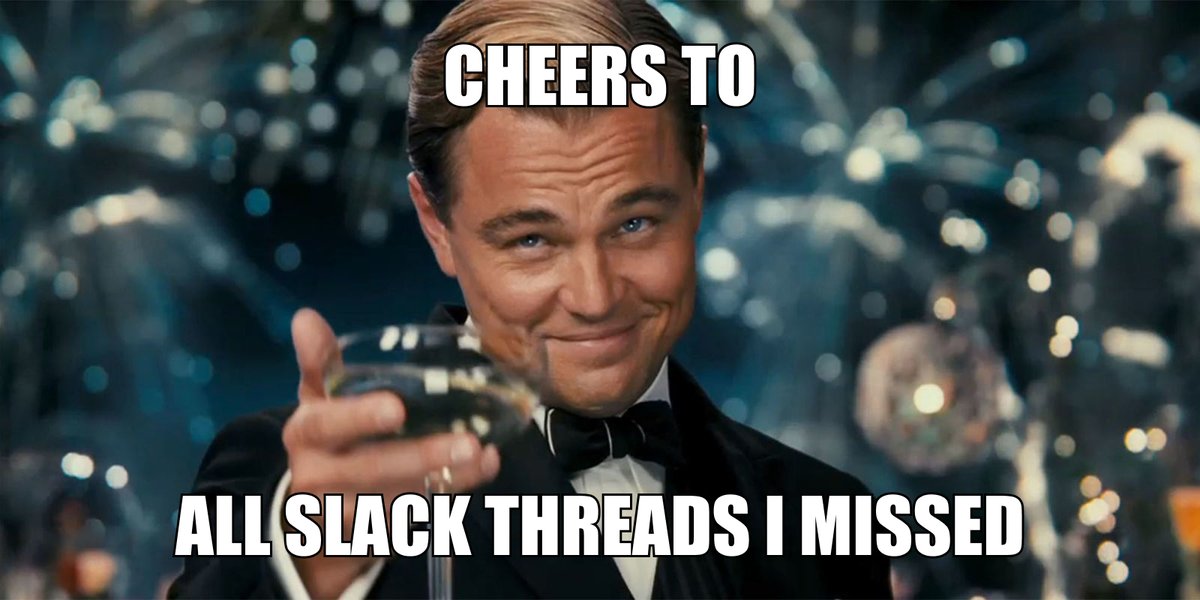 There are 2 things that drive me crazy:

1. When someone touches my notebook screen and leaves fingerprints (please, do not do that) and
2. #Slack threads – has anybody figured out how it works? 😀

#thestruggleisreal
