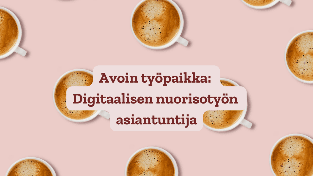 suavarten's tweet photo. TULE TÖIHIN #SUAVARTENSOMESSA -TOIMINTAAN!
Haemme nyt digitaalisen nuorisotyön osaajaa verkossa tehtävään nuorten auttamistyöhön. Työsuhde on vakituinen ja kokoaikainen.

LUE LISÄÄ &amp; HAE 12.3. MENNESSÄ:
https://t.co/CdzEdzrljh

#rekry #nuorisotyö #verkkotyö #diginuorisotyö https://t.co/WjmJJ1BPoV