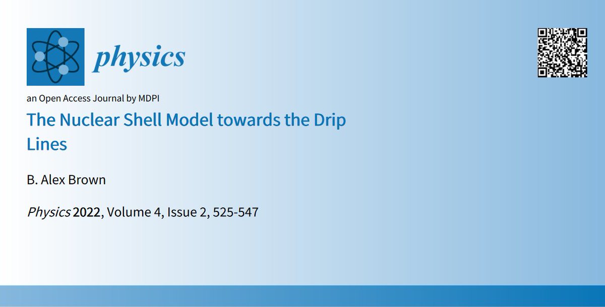 Physics_MDPI's tweet image. The Nuclear Shell Model towards the Drip Lines | Review by B. Alex Brown
mdpi.com/2624-8174/4/2/…
@michiganstateu
@MDPIOpenAccess
#nuclear #shellmodel #neutron #physics #OpenAccess