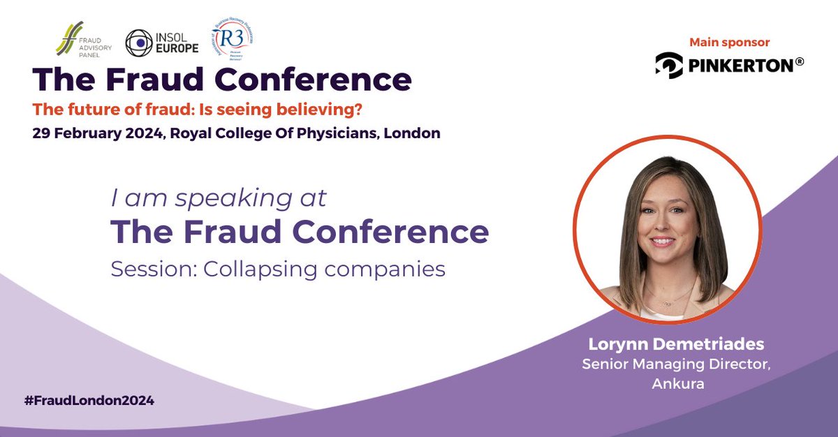With only a few days to go, join over 150 other like minded professionals at the our upcoming #fraudlondon24 conference. Book your place here:
 thefraudconference.com