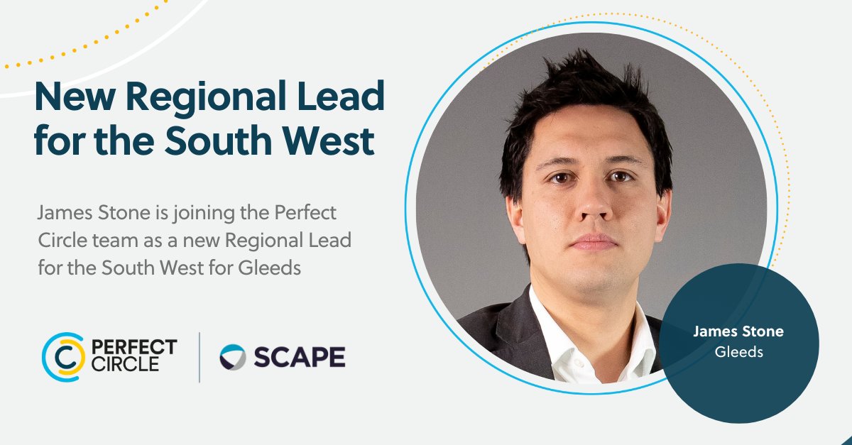 Welcome to James Stone, our new SW Regional Lead
 
From @GleedsGlobal James will work with @PickEverard's Alex Dovey + @AECOMBuildPlace;s Stuart Francis to deliver projects via @Scape_Group consultancy frameworks.
 
Contact 👉lnkd.in/eG28Ethb

#oneperfectcircle #teamSCAPE
