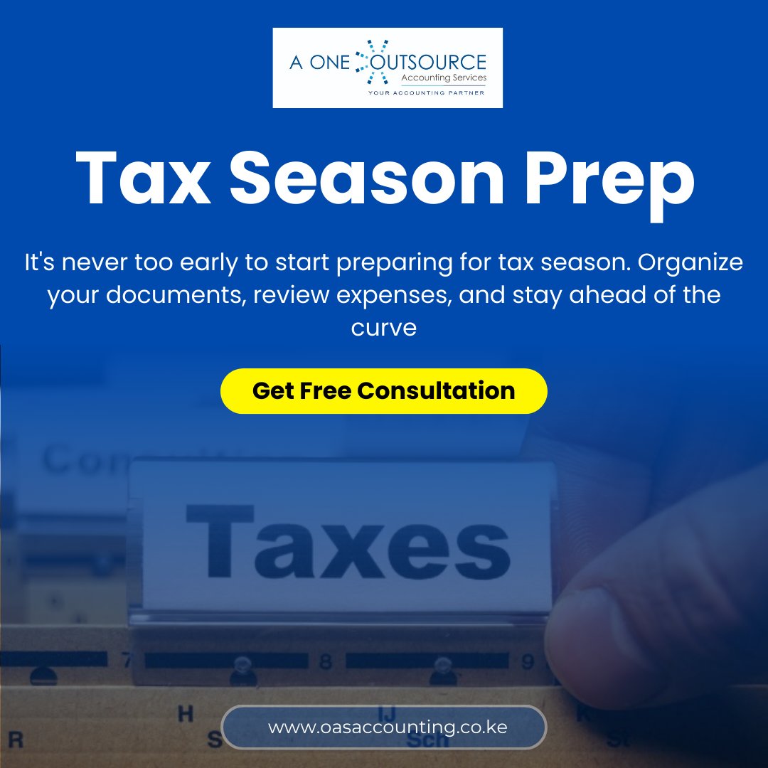 aone_ke's tweet photo. Tax Season Prep: It's never too early to start preparing for tax season. Organize your documents, review expenses, and stay ahead of the curve.

#TaxPreparation #FinancialReadiness https://t.co/DoFjVauzbY