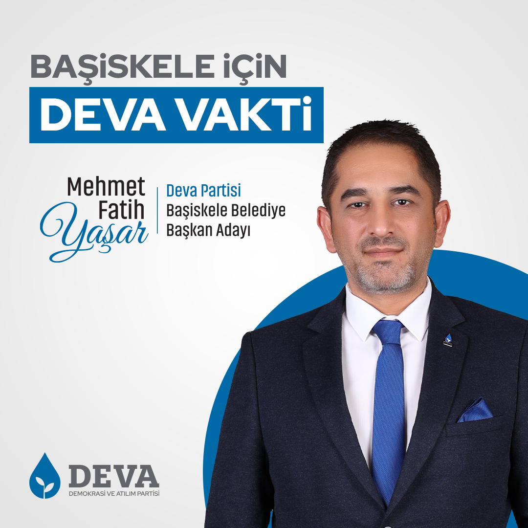 mehmetfathyasar's tweet photo. Başiskele için #Deva Vakti 

✍🏻 Mehmet Fatih Yaşar
Deva Partisi Başiskele Belediye Başkan Adayı 

💧 Kentimizi Daha Yaşanabilir Hale Getireceğiz.
💧 Toplumun Her Kesimine Eşit Hizmet, Adaletli Yönetim

#DevaPartisi
#MehmetFatihYasar 
#BaşiskeleyeDeva https://t.co/hYIo66hDFv