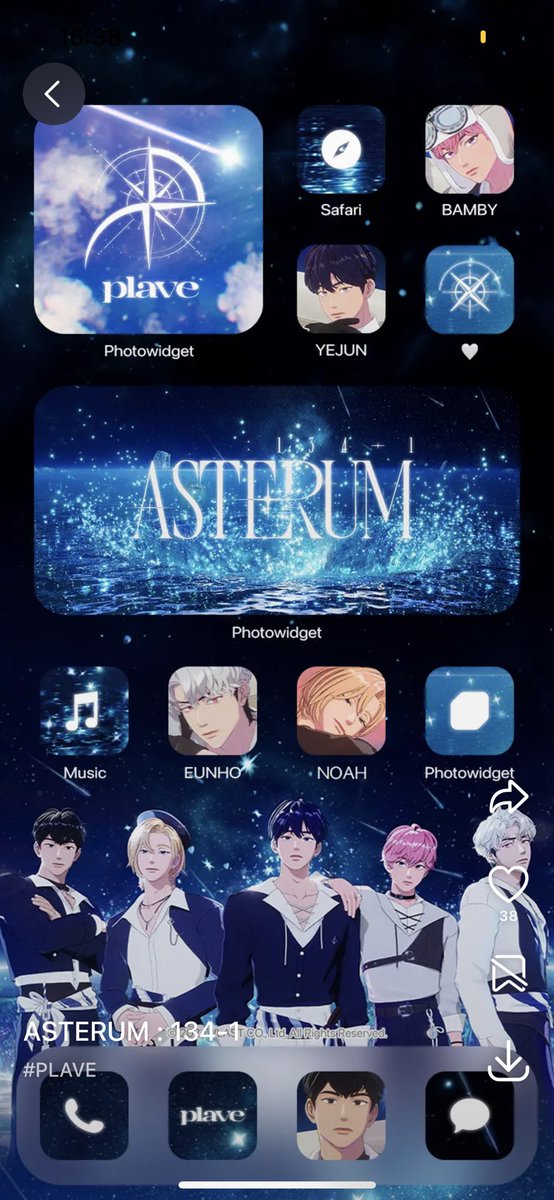 plave_twt's tweet photo. PhotoWidget  X PLAVE

ฉลองคัมแบคอัลบั้ม 2nd Mini Album 'ASTERUM : 134-1' มาแล้ว

กดที่ธีม > เลื่อนหา plaveใช้ฟรีแค่กดดูโฆษณาก่อนโหลด สวยมากๆ ไปลองใช้กัน✨💙💜🩷❤️🖤 https://t.co/iFuny7ucfN