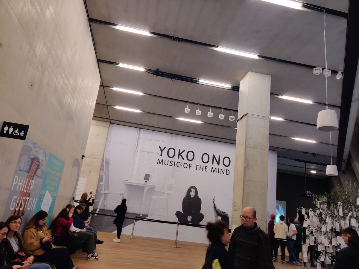 #Δευτέρα πρωί... Ας ξεκινήσουμε με #τέχνη... #yokoono #musicofthemind #exhibition #monday #morning #mondaymorning #mondaymood