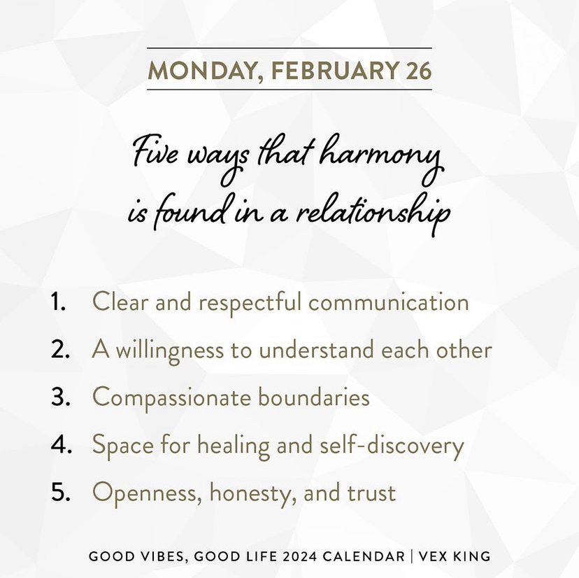 Here’s your vibe of the day from Vex King 🙌

Need more good vibes in 2024? Order the Good Vibes, Good Life 2024 calendar here: hayhs.com/gvglc2024_pp_c…