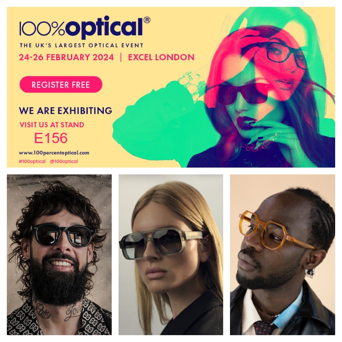 tradersmakers's tweet photo. Bringing their trio of European brands: #einstoffen #vasuma and #paname to the 10th anniversary of @100Optical  for an extravagancy of eyewear, the Traders Makers team will announce exciting additions to the collections with more colour and character than ever 💥💥💥 #100optical https://t.co/mfqdV1pG09