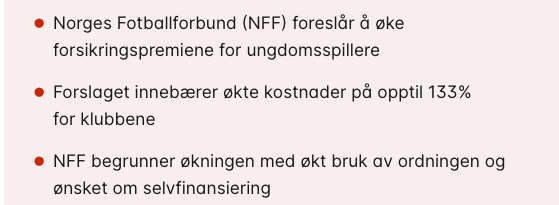 Det NFF bruker penger på VS det de burde bruke penger på.