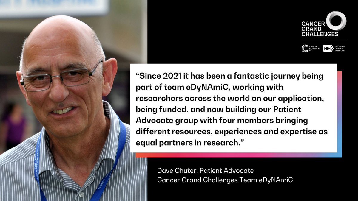 February is #OesophagealCancerAwarenessMonth. We recently caught up with @CancerOG, who is a Patient Advocate on #CancerGrandChallenges team eDyNAmic and an oesophageal cancer survivor ⤵️ Learn more about eDyNAmic: bit.ly/4bPT3eb
