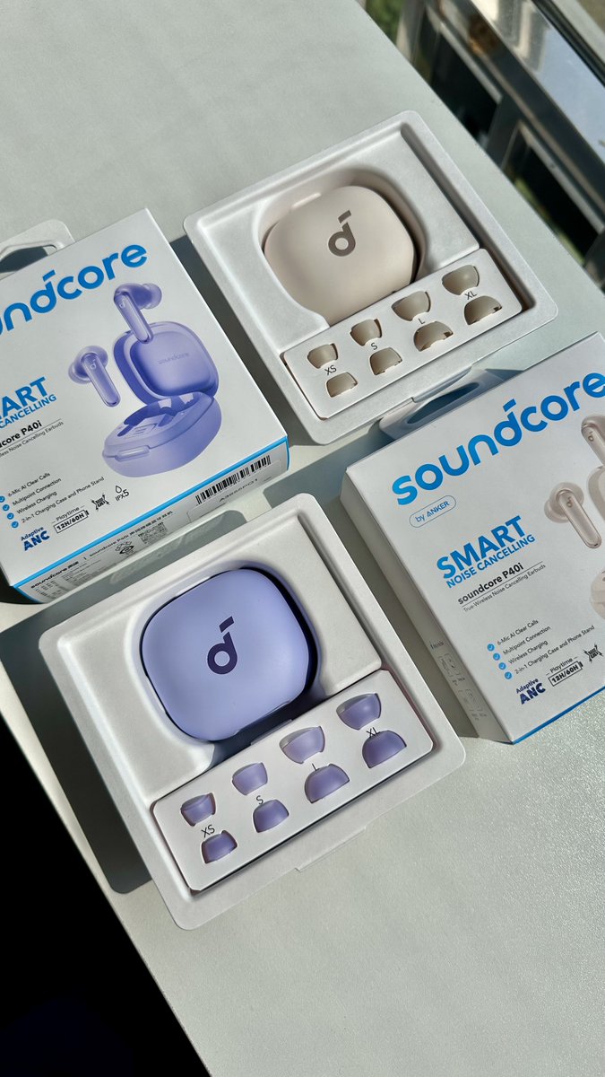 🚨 NEW PRODUCT ALERT! 🚨 Introducing the P40i Smart Noise Cancelling Earbuds, not just earbuds but also a phone stand! 📱🎧 Link to learn more 👉 soundcore.club/G9ZUCf