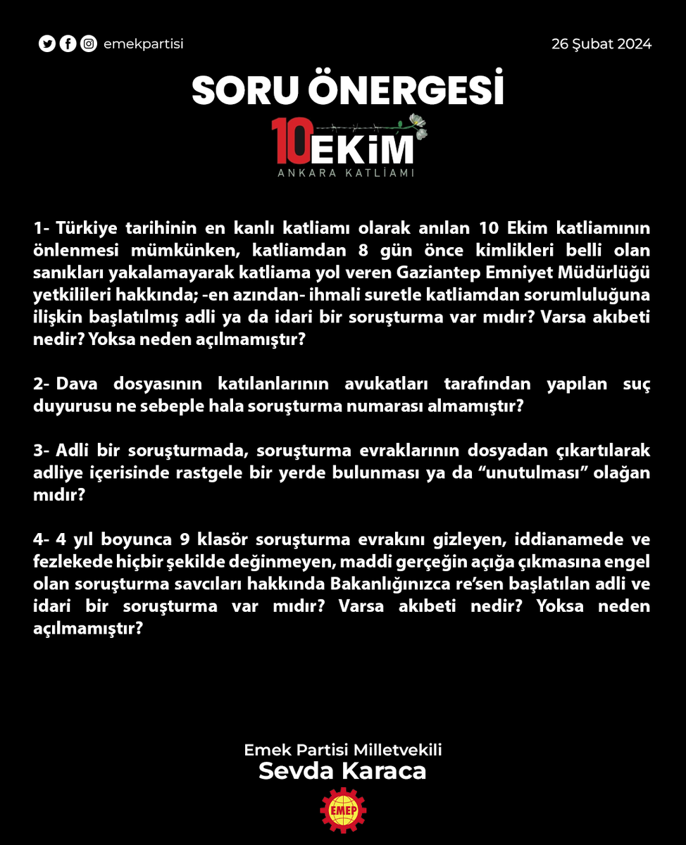 emekpartisi's tweet photo. 10 Ekim Katliamından 4 yıl sonra adliye koridorlarında davanın 9 klasörü bulundu! 

Ortaya çıktı ki; Antep Emniyeti faillerin önüne geçmemiş, savcılar evrakları saklamış!

Bu katliamın her yönüyle aydınlatılması, her failin açığa çıkartılması için davamızın peşindeyiz!