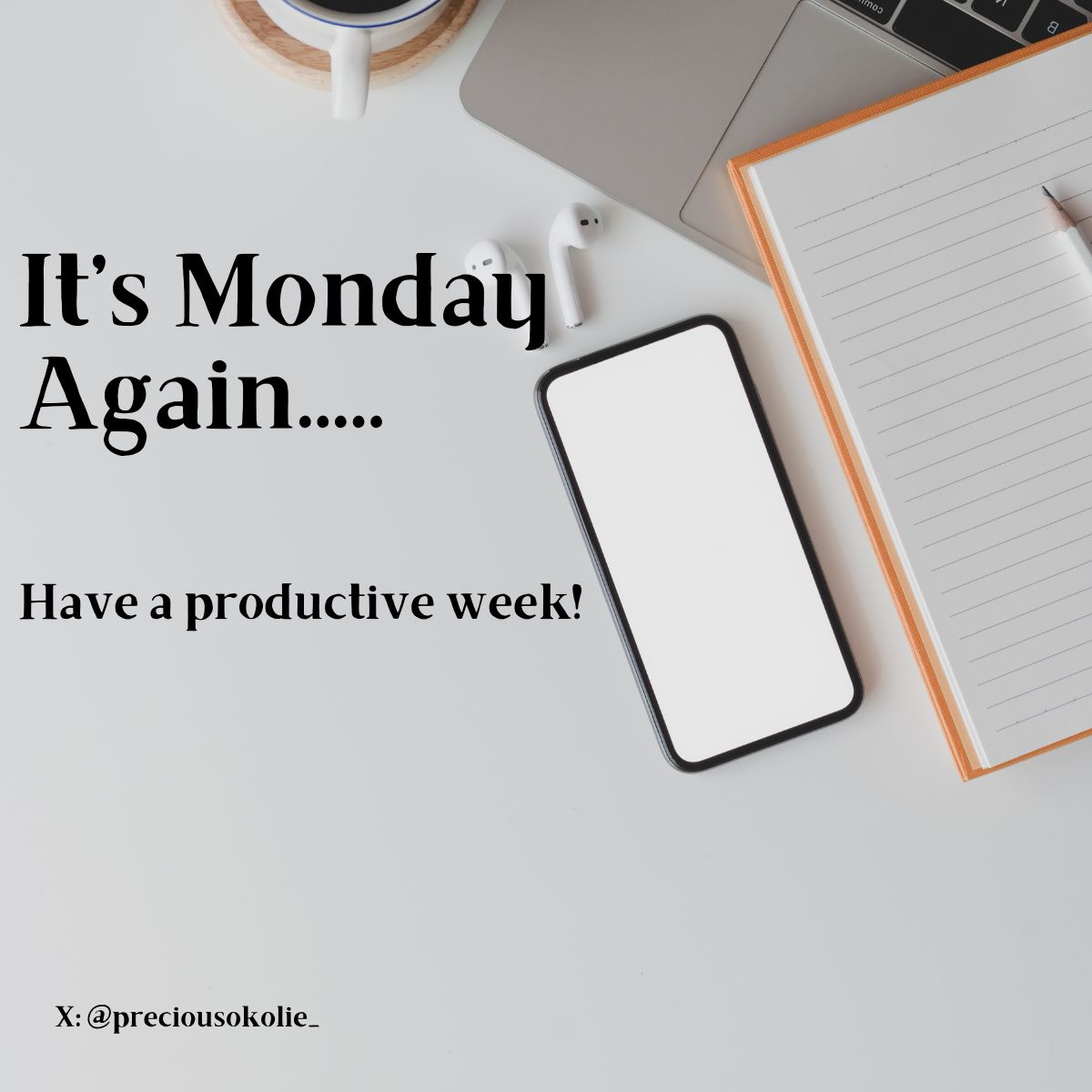 Hey Fam, welcome to a new week.

As the days go by in this week, let's always remember that every challenge we face is an opportunity for growth and innovation. No matter what obstacles lie ahead, let's commit to facing them head-on with unwavering determination.