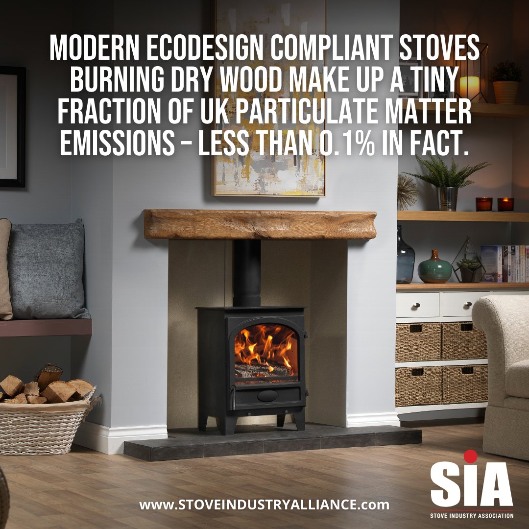 Scaremongering tactics about “domestic combustion” as a whole are unhelpful. For the real facts, visit the SIA website ⬇️⁣
⁣
stoveindustryalliance.com  ⁣
⁣
Source: NAEI