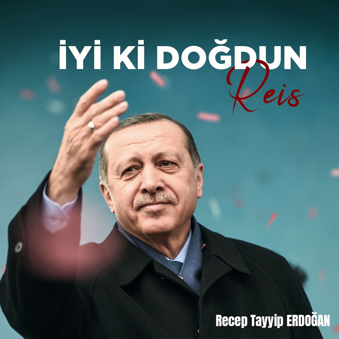 Bugün bölgesinde güçlü, dünyada söz sahibi bir Türkiye varsa arkasında Recep Tayyip Erdoğan var... Sağlıkla, nice yıllara... #CumhurunReisi70yaşında