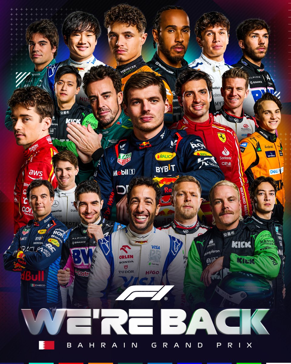 The wait is over... IT'S RACE WEEK! 🏁 #F1 #Formula1 #BahrainGP