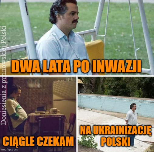 PutinizmPolski's tweet photo. Dwa lata wojny. Część pierwsza, czyli gdzie jest obiecywana ukrainizacja?

👉Pytam, bo w sobotę minęły dwa lata od pełnoskalowej inwazji, a na razie max co mnie spotkało, to że ciut częściej słyszę na ulicy ukraiński. Ale może słabo się rozglądam.

👉Ok, ale na serio.
Po 24 lutego 2022 roku, do Polski wjechało kilka milionów uchodźców z Ukrainy, głównie kobiet i dzieci. Ku zaskoczeniu niemal wszystkich, czyli także rosyjskich agentów wpływu, Polacy zdali egzamin z pomocy na piąteczkę, a opowieść o humanitarnej pomocy Ukraińcom zdominowała przekaz, spychając wszelkich nienawistników na margines. Ale z biegiem czasu, gdy wojna trwała, uchodźców przybywało (choć nie w takich liczbach, jak w pierwszych dniach), antyukraińska propaganda zaczęła się powoli przesączać do naszych umysłów. Na lokalnych grupach na Facebooku pojawiały się “prawdziwe historie” o wypychanych z kolejki starszych paniach, młodych parach, którym odmówiono wynajmu mieszkania, samotnych matkach, którym sprzed nosa sprzątnięto wózek czy trzęsących się ze złości zapracowanych normikach, którzy gniotą w dłoni bilet, na który musieli ciężko pracować przez pół godziny na śmieciówce, podczas gdy rozradowani przybysze jadą sobie za darmo. Plus oczywiście te wszystkie Ukrainki jakoby błyskawicznie uwiodły tysiące polskich chłopów. Serio, takie latały bajeczki. Wrzucano je na jedną lokalną grupkę, by potem natychmiast reprodukowały się na dziesiątkach innych z całej Polski. Wszystko to sprawiało wrażenie masowości. Że oto doszło do jakiejś, nie wiem, kradzieży państwowych usług.

Dodajmy, że narracje pojawiły się na tyle szybko, że już 17 marca napisałem długi tekst, który je obalał, patrz: komentarz.

👉 Minęły dwa lata, więc pytam z czystym sercem: ile razy byliście w tym czasie wypchnięci z kolejki przez Ukraińców? Pytam, bo mi w ciągu tych dwóch lat dzieci chorowały niemal non stop, sam dwa razy przeszedłem covida z wieloma powikłaniami, żona też była zeszłej wiosny w kółko chora, krótko mówiąc: byliśmy u lekarza pewnie z kilkadziesiąt razy. I wyobraźcie sobie, że nie wypchnięto nas ani razu. Ba, zwykle udawało się umówić na całkiem szybki termin, tak publicznie jak i prywatnie. Nie powiem, bardzo czekałem, by doświadczyć tego mitycznego wypychania, w poczekalni zawsze wypatrywałem starszych pań, czekając, aż jakiś imigrant wepchnie im się w ostatniej chwili w drzwi, ale nic, no jak na złość.

Musiałem mieć strasznego pecha, nie? I to samo z aptekami, instytucjami kultury, komunikacją miejską i urzędem gminy. No biednemu zawsze wiatr w oczy.

👉A pamiętacie jak skokowo miała rzekomo wzrosnąć przestępczość? Po ulicach polskich miast miały rzekomo krążyć zorganizowane gangi, złożone z, no na to wedle tej logiki wychodzi, tych kobiet i dzieci. Zaobserwowaliście coś takiego? I może od razu doprecyzuję: czy zaobserwowaliście coś takiego, co byłoby statystycznie istotne? Bo ja wiem, że tu czy tam policja złapała Ukraińca, który po pijaku prowadził auto, ale myk w tym, że Polacy też non stop to robią. Chyba jesteśmy na tyle dorosłymi i rozumnymi ludźmi, że pojmujemy, iż nie można wyciągać wniosków dotyczących tak dużej rzeszy ludzi, na podstawie poczynań kilku jej członków. W końcu nikt z nas nie jest odpowiedzialny za Mariusza Trynkiewicza, Sebastiana M., który zabił trzy osoby na autostradzie A1, ani za Grzegorza Borysa, prawda? A to Polacy przecież.

👉Ale wracając: czy przez te dwa lata zgubiliście swoje poczucie narodowej tożsamości? Wiecie, przez te wszystkie ukraińskie flagi, wstążki, kotyliony? Nie? Kurde no, dziwna sprawa, bo przecież Konfederosja zapewniała, że tak się właśnie stanie. Pamiętacie tę piękną narrację? Że taki Polak-szarak-cebulak, stojąc w korku do pracy zerknie przez okno, a tam, o zgrozo, niebiesko-żółty billboard z dwujęzycznym napisem “My z Wami” (takie były w Warszawie). I, rozumiecie, ten billboard na tego chłopa rzuci zaklęcie i go odpolaczy. I z Polaka-szaraka-cebulaka stanie się szarakiem-cebulakiem o rozchwianej tożsamości, braku poczucia wspólnoty, a w dodatku napełnionym nihilizmem. Oczywiście się wyzłośliwiam, ale muszę, bo ta narracja, kultywowana szczególnie przez Brauna i jego sekciarzy, była od początku tak bezdennie idiotyczna, że inaczej się nie da. No bo co się niby miało stać? Polskie samorządy wywiesiły trochę flag solidaryzujących się z Ukrainą. Był okres, generalnie wiosna 2022, gdy było ich całkiem sporo. I co się dokładnie miało stać? W sensie: 30-letni Polak, od dziecka uczony bycia Polakiem, miał nagle, nie wiem, pogubić się? Jak? Dlaczego? Tego nigdy nie wyjaśniono. Wystarczyło tylko mgliste straszenie, że “teraz to już nie wiadomo jaki to kraj” (tak jakby przed inwazją na każdym słupie wisiała polska flaga). Oczywiście miało to żerować na bardzo płytko pojmowanej idei narodu jako takiego. I miało zasiać strach, że jakieś wraże siły wejdą w samo jądro naszej tożsamości.

Minęły dwa lata, nic takiego się nie stało. Może pora przypomnieć ten drobiazg Twojemu Koledze Konfederacie.

👉 I tak dalej i tym podobne. Nie zostaliśmy “zalani”, gdyż zgodnie z przewidywaniami, większość uchodźców przejechała przez Polskę tranzytem. Tych, którzy zostali jest niecały milion, czyli tak jakby 2,5% całej populacji, przy czym tylko co piąty chce u nas zostać na stałe. Nie doszło do żadnej “wymiany ludnościowej”, co, nie oszukujmy się, jest językiem wprost wyjętym z nazistowskich podręczników. Nie doszło do wojny domowej. Nikt nie żąda od nas zwrotu Przemyśla i całego Zakerzonia. Polska broń nie została użyta przeciwko Polsce. Polska nie zbankrutowała pod ciężarem świadczeń socjalnych dla uchodźców. Polski rynek pracy nie został “przejęty” przez uchodźców (którzy, co oczywiste w tych narracjach, mieli nam jednocześnie kraść pracę oraz lenić się na socjalu). Tysiące polskich rodzin nie zostały rozbite przez rozerotyzowane Ukrainki, uwodzące polskich facetów. Żadne dziecko nie straciło szkolnego obiadu. Żadne muzeum, dom kultury, park narodowy czy teatr nie upadły z powodu rzekomego rozdawania milionów wejściówek za darmo. A nawet, wyobraźcie sobie, komunikacja publiczna w polskich miastach dalej normalnie działa. Szok, wiem.

👉Aha: no i Polska nie została wciągnięta w konflikt przez anglosaskie loże masońskie talassokratycznych Atlantystów, którzy wykorzystali nas jako “zderzak strategiczny” i “atomową strefę zgniotu” w nieuniknionej totalnej wojnie z eurazjańskimi tellurokratami. Wiem, że moglibyście tej wojny nie zauważyć, więc wyjaśniam. Od razu też dodam, że póki co nie zaobserwowano żadnej masowej migracji Żydów na ukraińskie stepy. Więc albo J.E. Braun po chrześcijańsku kłamie, gdy mówi o tej całej Nowej Jerozolimie i ukropolinie, albo Żydzi czekają, aż miasta wschodniej Ukrainy będą już zupełnie zniszczone, by… eee… nie wiem po co, ale widocznie na to właśnie czekają już drugi rok. Albo to, albo Braun kłamie.

👉Wypisuję to wszystko, by pokazać Wam, jak taka propaganda działa. Że choć mijają dni, miesiące, dwa lata w końcu, ci sami ludzie cały czas mówią dokładnie to samo i cały czas nas zapewniają, że już teraz-zaraz to się stanie. To się nie dzieje, ale oni mówią to dalej. I zmęczony życiem codziennym człowiek może dać się na to złapać, zapominając, że ci sami ludzie mówią to już drugi rok, a to się ciągle nie sprawdza. Spójrzcie na protest rolników. Jak niewiele wystarczyło, by z uzasadnionego protestu ekonomicznego (rolnikom nie podobają się dumpingowe ceny towarów plus unijna polityka - i ma prawo im się to nie podobać), wylazła szeroka niechęć do Ukraińców jako takich. Ledwie wczoraj Rafał Mekler (Konfederosja) podał dalej ludobójczy cytat Szuchewycza z roku 1944, co nie miało absolutnie nic wspólnego z obecną sytuacją, ani nawet z całą wojną, a już na pewno nie z unijną polityką klimatyczną… miało za to wiele wspólnego z tępą kremlowską propagandą, obliczoną na skłócenie Polaków z Ukraińcami. Oczywiście cała Konfederosja na całego podgrzewa nastroje konfliktu między dwoma narodami. Tak jakby nagle zaistniał jakiś potężny spór pomiędzy 37 milionami Polaków, a 45 milionami Ukraińców, a nie pomiędzy tysiącami przedsiębiorców z jednej konkretnej branży (rolnictwo, i to daleko nie całe), a paroma koncernami skupującymi i przewożącymi zboże plus z rządem (tym i poprzednim), które nie ogarnęły na czas dobrych regulacji.

👉Podkreślam ponownie: to są ci sami ludzie, którzy od dwóch lat wmawiają nam, że za miesiąc dojdzie do katastrofy, upadku państwa i zaniku narodu. To właśnie w Konfederosji jest największy odsetek skarpetosceptyków ze wszystkich partii parlamentarnych, ale to pewnie przypadek jest.

👉Dziś mamy ten komfort, że możemy na spokojnie spojrzeć na sytuację z perspektywy dwóch lat. Wiosną 2022 roku mogliśmy odczuwać niepokój, mieliśmy do czynienia z nową sytuacją, ciężko było przewidzieć przyszłość. Dziś widzimy, że nie nadeszła  żadna z zapowiadanych przez skarpetosceptyków katastrof.

👉A wiecie jaka katastrofa nadeszła? Katastrofa największej od 80 lat wojny w Europie. Wojny, w której już zginęło kilkaset tysięcy ludzi, w tym tysiące normalnie zakatowano w jakichś piwnicach, kolejne setki tysięcy zostały ranne, miliony okaleczono psychicznie, milionom złamano życie, miliony musiały uciekać ze swoich domów i często nie mają do czego wracać, miliardy, nie, setki miliardów dolarów zostały już utopione w ukraińskim czarnoziemie, a kolejne setki miliardów pójdą w odbudowę, kiedy by ona nie miała nastąpić. To jest prawdziwa katastrofa, która dzieje się na naszych oczach i ciągle trwa, bo każdego dnia giną setki ludzi. I o tym powinniśmy cały czas pamiętać, nie spuszczać tej prostej prawdy z oczu.

👉Bo z perspektywy dwóch lat widać jeszcze jaśniej niż wtedy, że propagatorom wymienionych wyżej narracji chodzi właśnie o rozmydlenie faktu, że J.E. Władimir Władimirowicz to zwykły ludobójca, który bez powodu napadł na niepodległy kraj i grozi globalną wojną jądrową. Taka jest obiektywna prawda. Wszystko co próbuje ją przysłonić to zwykła dezinformacja. Amen.