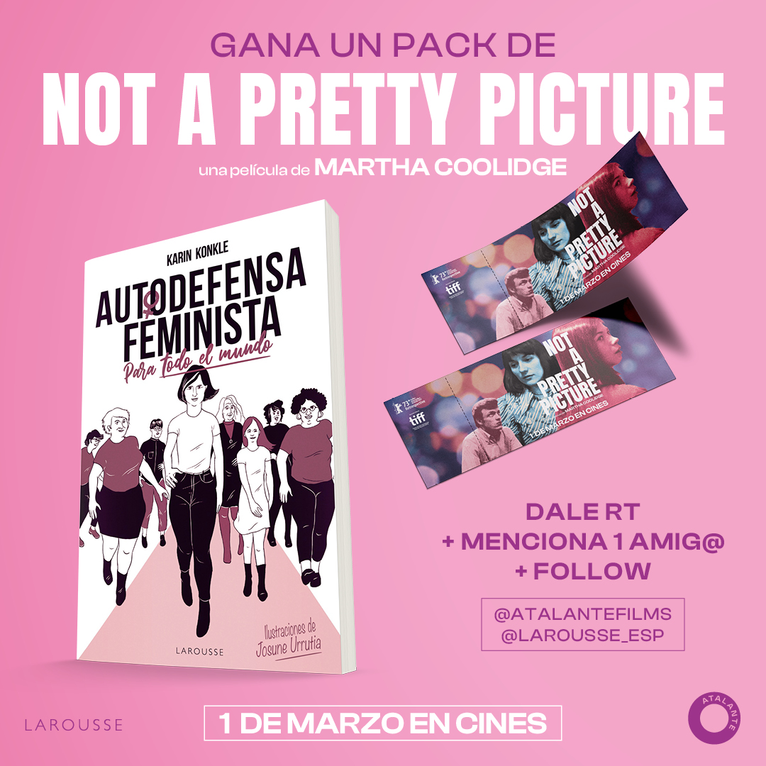 Atalante (@atalantefilms) on Twitter photo ¡SORTEO! 🎉
Este viernes llega a los cines #NotAPrettyPicture de Martha Coolidge. Un alegato contra la violencia de género adelantado a su tiempo ✊💜
Para celebrarlo sorteamos 5 ejemplares de ‘Autodefensa feminista’ y entradas dobles en colaboración con <a href="/Larousse_ESP/">Larousse Editorial</a> ¡SORTEO! 🎉
Este viernes llega a los cines #NotAPrettyPicture de Martha Coolidge. Un alegato contra la violencia de género adelantado a su tiempo ✊💜
Para celebrarlo sorteamos 5 ejemplares de ‘Autodefensa feminista’ y entradas dobles en colaboración con <a href="/Larousse_ESP/">Larousse Editorial</a>