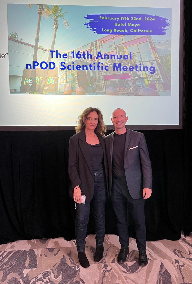 We welcome Dr Esther Latres, Vice President Research at @JDRF as new Board member of the INNODIA non-profit organization. In the picture <a href="/DiabetesnPOD/">nPOD Diabetes</a> scientific meeting with <a href="/KyleJacquesRose/">Kyle J. Rose</a>, who presented INNODIA and INPACT (Community of People living with T1D).