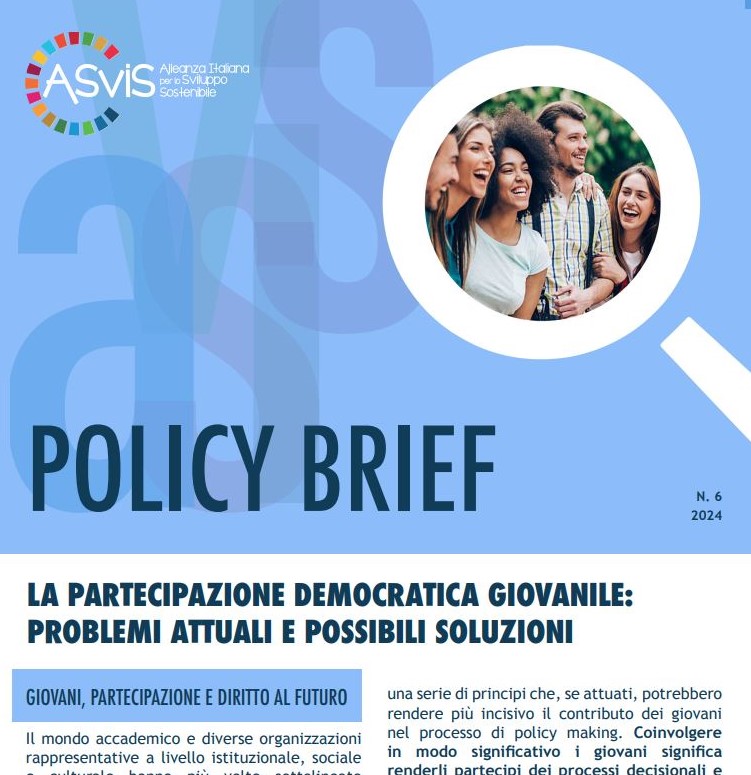 filipposalone's tweet image. ✔È on line il #policybrief @ASviSItalia su #partecipazionedemocraticagiovanile con alcuni #actionpoints 
👉asvis.it/notizie-sull-a…
Lo abbiamo presentato al #Governo - Min. #Abodi - nell&apos;evento &quot;La giustizia tra generazioni: dalla modifica della #Costituzione alla pratica&quot;