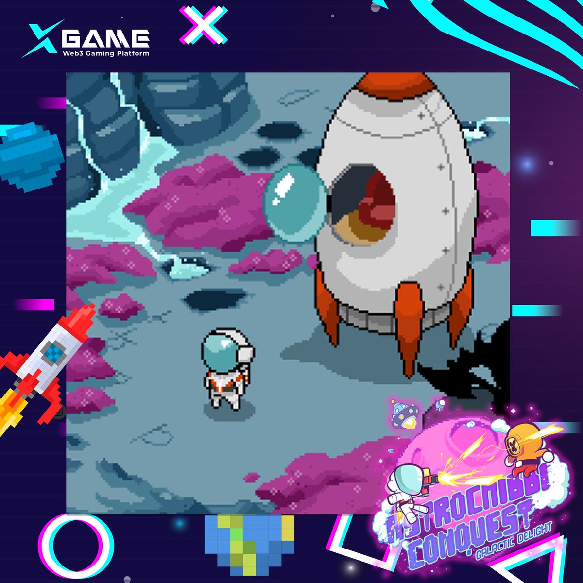 🌠 Embark on a turbulent cosmic journey in the Warpstorm Odyssey Maze. Triumph to earn the Warpstorm Odyssey Crystal NFT in #AstroChibbiConquest. 🌪️

#CosmicOdyssey #NFTJourney