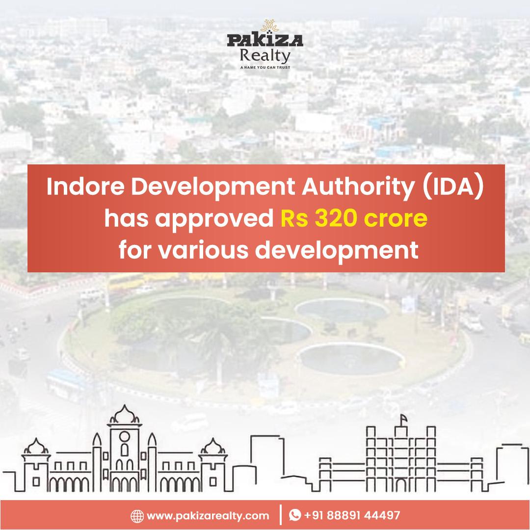 pakiza_realty's tweet image. Indore Development Authority (IDA) has approved Rs 320 Crore for various developments in Indore.
-
-
-
#developmentproject #ida #indoredevelopmentauthority #flyover #lease #indore #PremiumTownship #opulenttownship #propertyinbhopal #beautifultownship #newsfeed #news #realestate