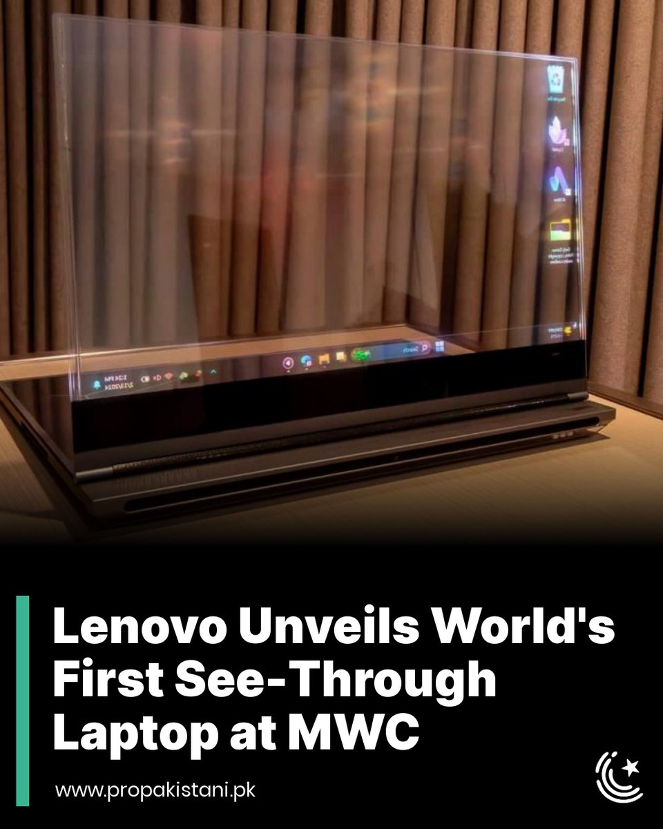 ProPakistaniPK's tweet image. It looks like something straight out of a sci-fi movie.

Read More: propakistani.pk/2024/02/26/len…

#Lenovo #ProjectCrystal #MicroLED #SeeThrough #Laptop