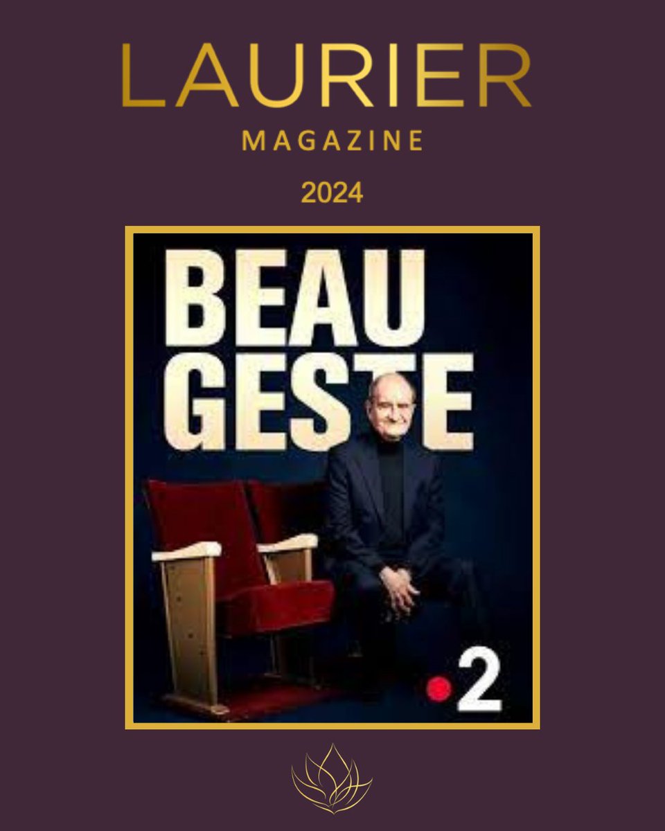 🎉 Révélation du Gagnant au Laurier Magazine 🏆 Félicitations à 'BEAU GESTE' 🎭 pour avoir remporté le Laurier Magazine ! 🌟 @pierrelescure #France2 #Lauriers2024 #Theatremarigny #TV5Monde