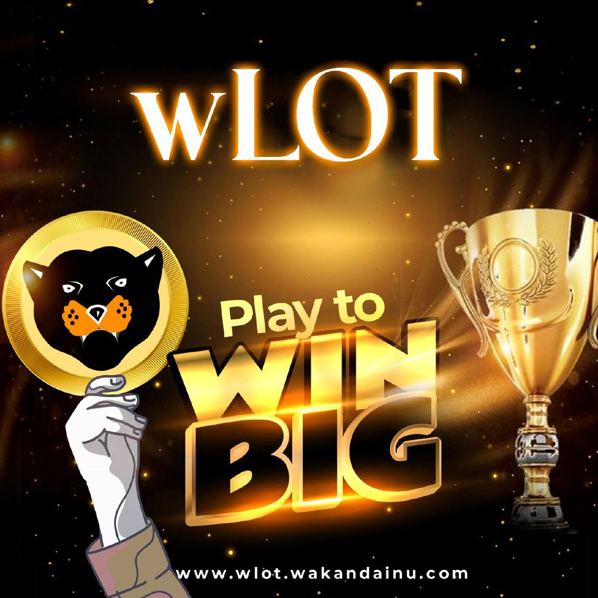 wLOT (#28) Currently OPEN Remaining Entries 5 to go !!! Join Now with 100 M WKD : wlot.wakandainu.com Prizes 1st - 280 M WKD 2nd - 175 M WKD 3rd - 105 M WKD