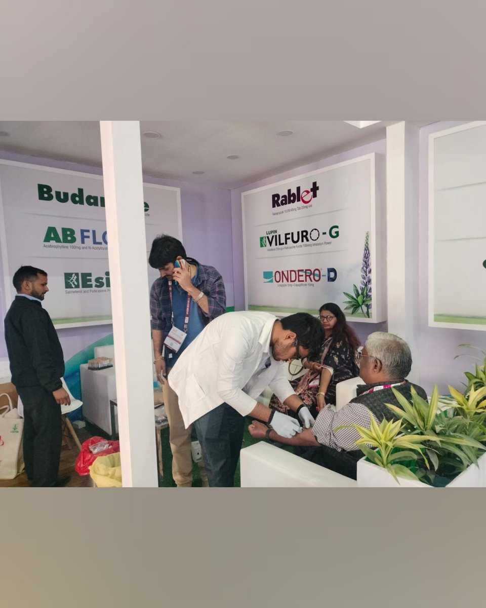 LupinDiagnostic's tweet image. Attendee panel closedTeam Lupin Diagnostics participated in the prestigious APICON, New Delhi making a mark by testing more than 500 doctors visiting the Lupin stall. We are glad and eager to be a part of such platforms.
#delhi #apicon #lupindiagnostics #healthcare