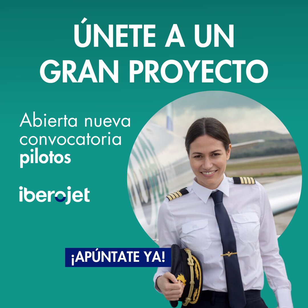 ¿Soñando con formar parte de un gran proyecto? ¡Apúntate a nuestra convocatoria de pilotos! ✈️ #empleo #buscarempleo #pilotos #convocatoria 👉bit.ly/49QAXa7