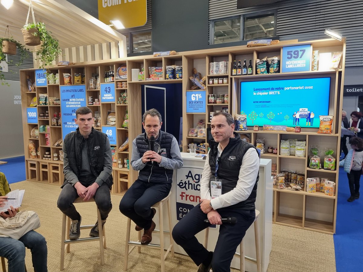 <a href="/LaurentCavard/">Laurent Cavard</a> intervient au côté d'@AgriEthique pour parler de notre nouveau partenariat lors du <a href="/Salondelagri/">Salon International de l'Agriculture</a>