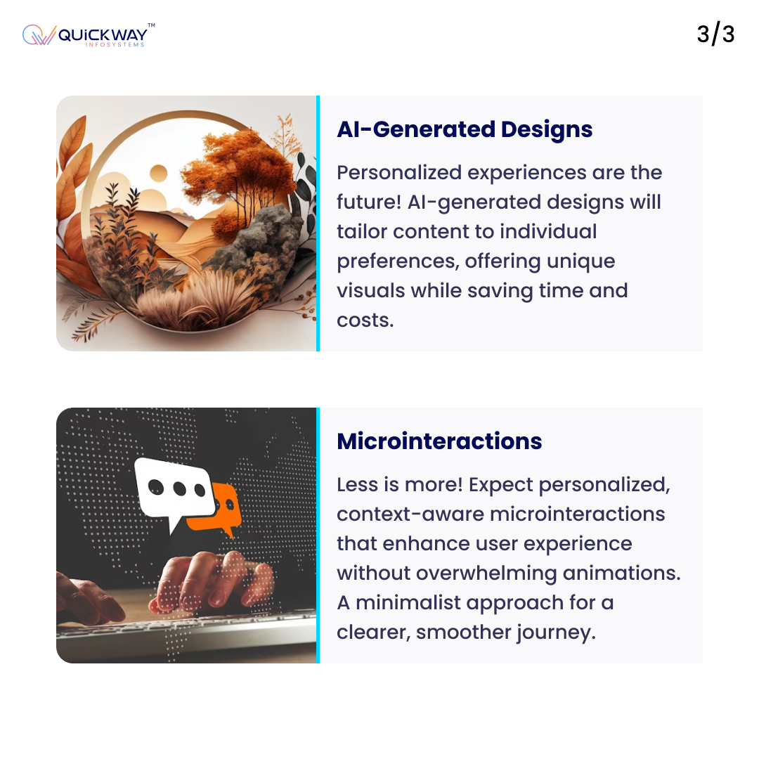 qwi_officials's tweet image. Get ready to ride the wave of web design evolution in 2024! These 4 trends are blending innovation & usability for an online experience to the next-level.
Get ready for a design revolution in 2024!
#WebDesign2024 #DigitalInnovation #WebDevelopment #QWI #QuickwayInfosystems