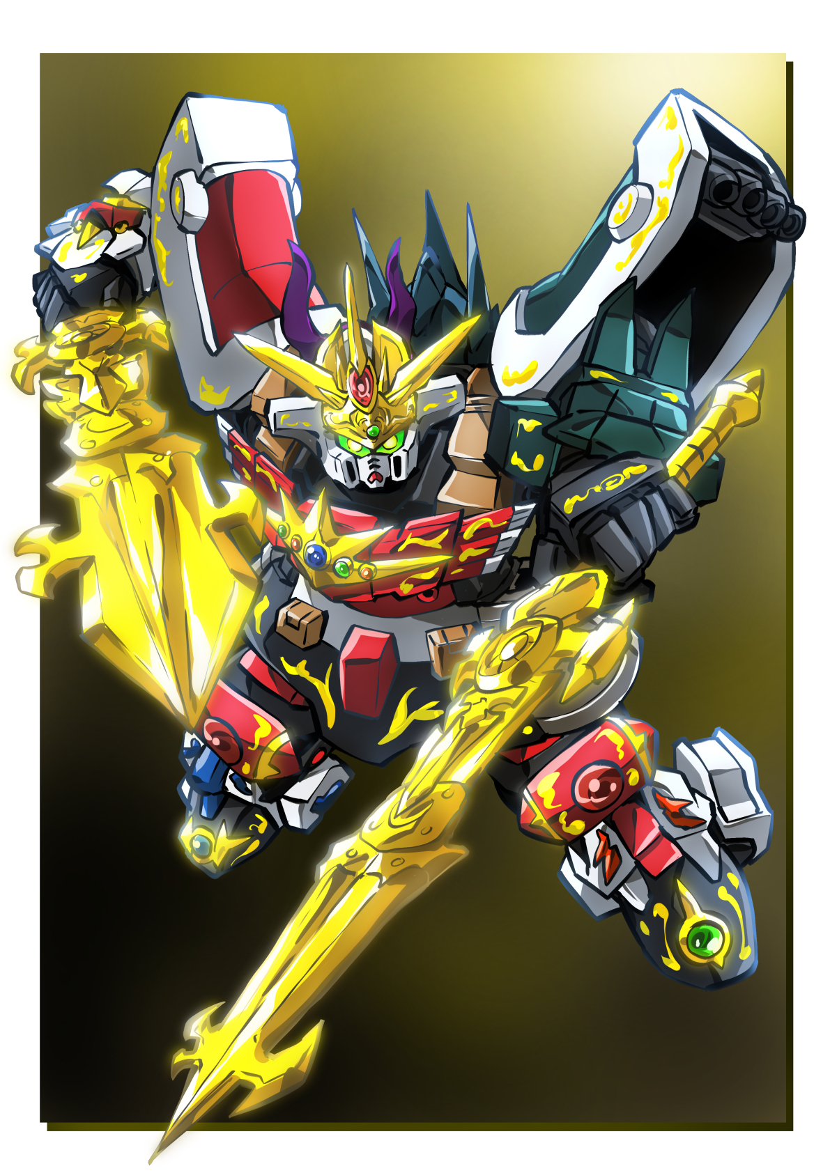 元祖SDガンダム 超機甲神ガンジェネシススペリオルドラゴン