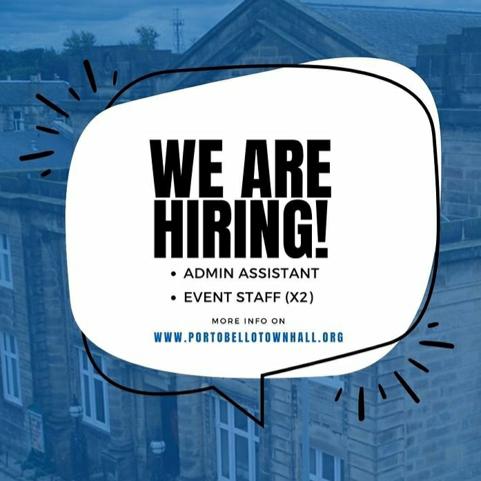 LothianDancer's tweet photo. Three part time jobs available  working in Porty Town Hall.  https://t.co/FIdMJPb9WA https://t.co/fqY480wM4w