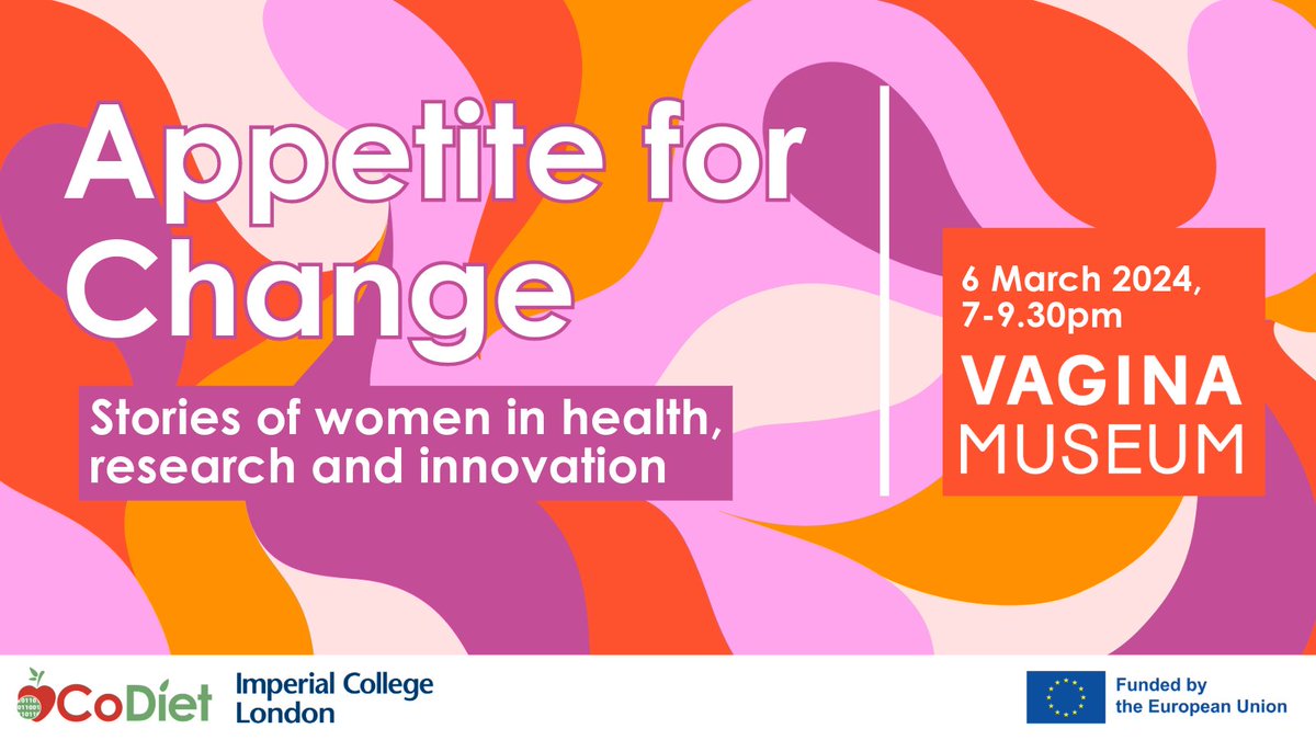 Kick-off your International Women’s Day celebrations early and join us on the 6th of March at the @Vagina_Museum for a wonderful evening dedicated to discussing women’s health and empowerment. Get your free ticket now: bit.ly/3SRpkbP #EUFarm2Fork #IWD2024