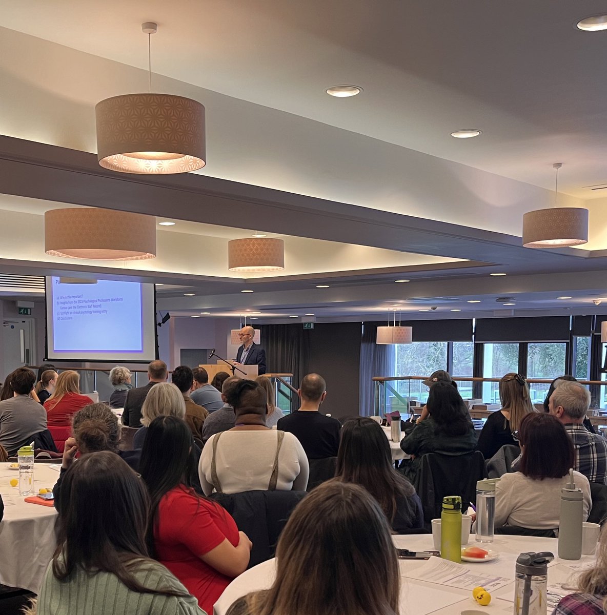 Today is the PPN-SE (in partnership with University of Reading) equity, diversity and inclusion event. A fantastic turnout from a wider range of professionals, EbEs and leads. Adrian Whittington is presenting the psychological professions workforce census.