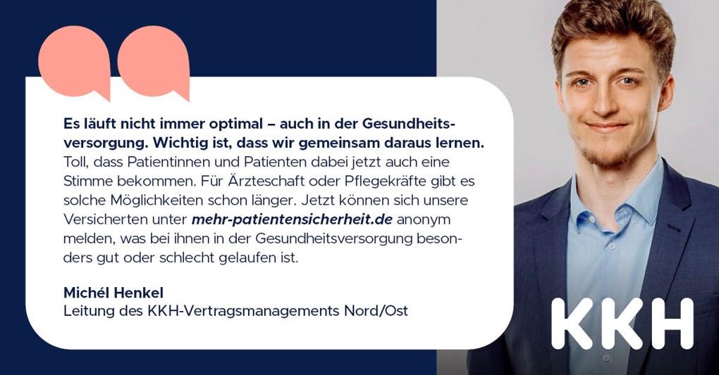 vdek-LV Sachsen-Anhalt (@vdek_st) on Twitter photo Für mehr Patientensicherheit haben der vdek und die Ersatzkassen eine bundesweit bisher einmalige Initiative ins Leben gerufen: Das #CIRS-Berichtsystem für Versicherte. Stimmen aus Sachsen-Anhalt hierzu: vdek.com/LVen/SAH/fokus…
<a href="/KKH_Politik/">KKH Politik und Presse</a> <a href="/KKH_Aktuell/">KKH Kaufmännische Krankenkasse</a> Für mehr Patientensicherheit haben der vdek und die Ersatzkassen eine bundesweit bisher einmalige Initiative ins Leben gerufen: Das #CIRS-Berichtsystem für Versicherte. Stimmen aus Sachsen-Anhalt hierzu: vdek.com/LVen/SAH/fokus…
<a href="/KKH_Politik/">KKH Politik und Presse</a> <a href="/KKH_Aktuell/">KKH Kaufmännische Krankenkasse</a>