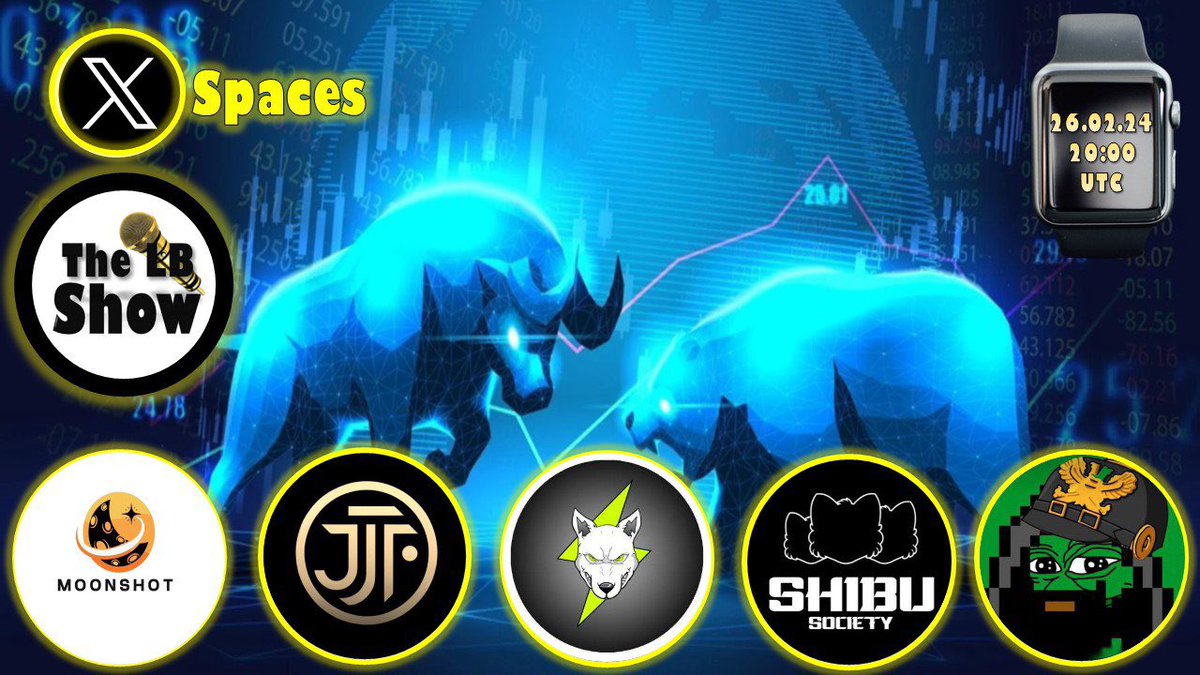 Here We Go! Ready for another round of Moonshot Mondays! Excited for tonight’s spaces!

We’ve got some great people &amp; projects joining me on the mic 🎙️💹

Add the reminder so you don’t miss this one 💯👇🏼👇🏼👇🏼
x.com/i/spaces/1RDGl…

<a href="/moonshothodl/">Moonshot | $MOON</a> 
@JeetTherapy
<a href="/VoltInuOfficial/">Volt Inu ⚡️</a>