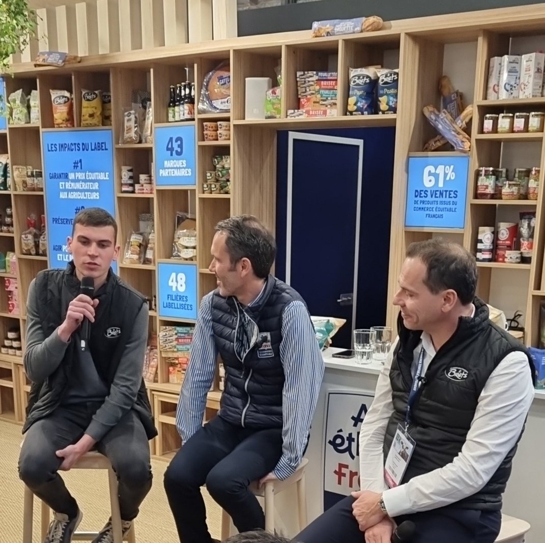 Lors du @Salondelagri, @LaurentCavard valorise nos agriculteurs partenaires : 'c'est grâce à eux que nous faisons de bonnes chips à partir de bonnes pommes de terre'