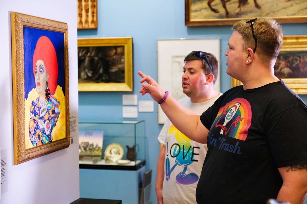 🤔 Where’s Delilah!? If you visited last week you might have seen that the portrait of Delilah Tickles is out on loan. There's been lots of interest in this painting… 🌈 What’s so special about our newest portraits is that we can still talk to the sitters! [...] #PrideMonth
