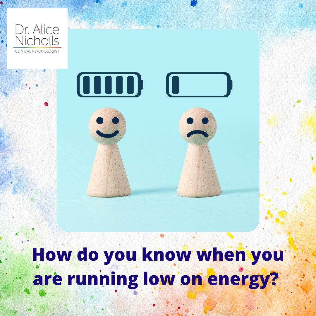 #AskingAutistics It can be hard to gauge how much energy you have left.  How do you know you are running low? 

#ActuallyAutistic #ClinicalPsychologist #AutisticBurnout #AutisticBurnoutRecovery