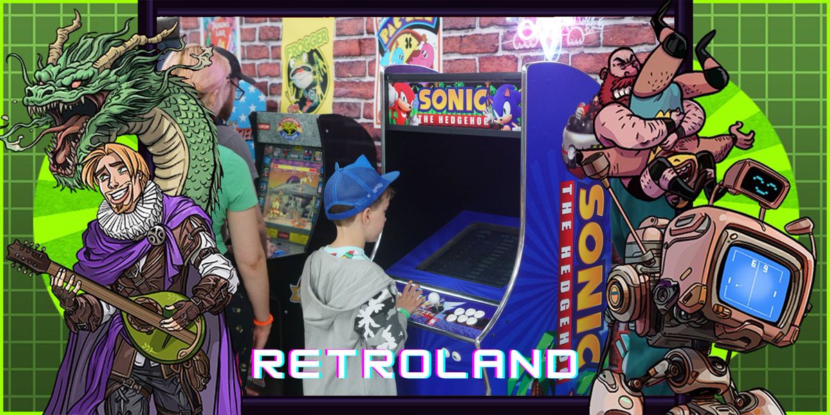 🎮 Get ready to blast through the pixels of the past as Retroland returns to Medway Gaming Festival! 

🕹️ Immerse yourself in the nostalgia of retro gaming and journey through the decades of gaming history! 

👾 Don't miss out on this epic throwback experience! #MGF24
