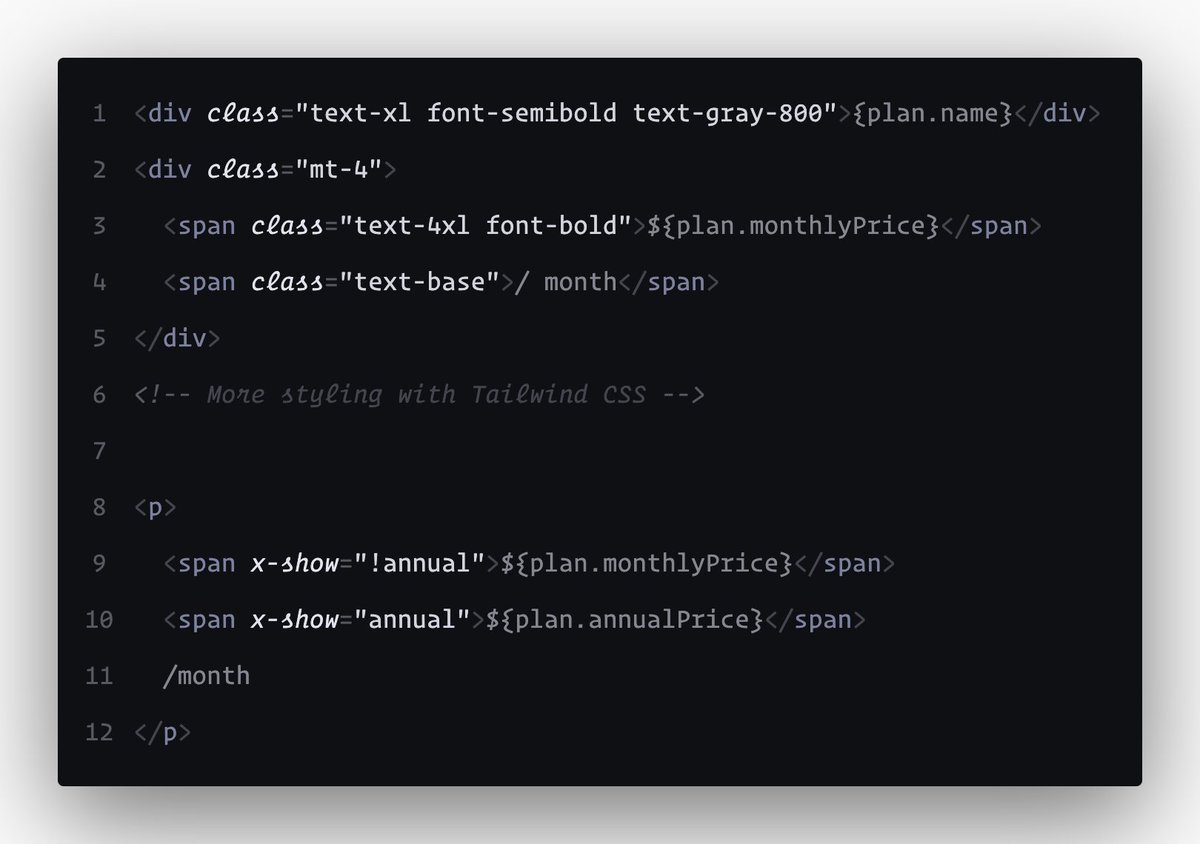 Tailwind CSS, Astro and Alpinejs tip.

How to create an interactive pricing table with <a href="/astrodotbuild/">Astro</a> , <a href="/tailwindcss/">Tailwind CSS</a>, and <a href="/Alpine_JS/">AlpineJS</a>.

This guide walks you through building a responsive pricing table using Astro, Tailwind CSS, and Alpine.js. We'll focus on making the table