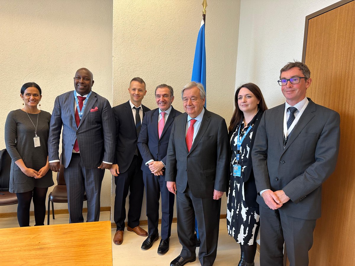 Live from Geneva: We kicked off the 55th session of the UN Human Rights Council (#HRC55) with the traditional High-Level Segment. At a meeting with the @UN Secretary-General, António Guterres (@AntonioGuterres), our Executive Director @Hassan_Shire raised the situation of human