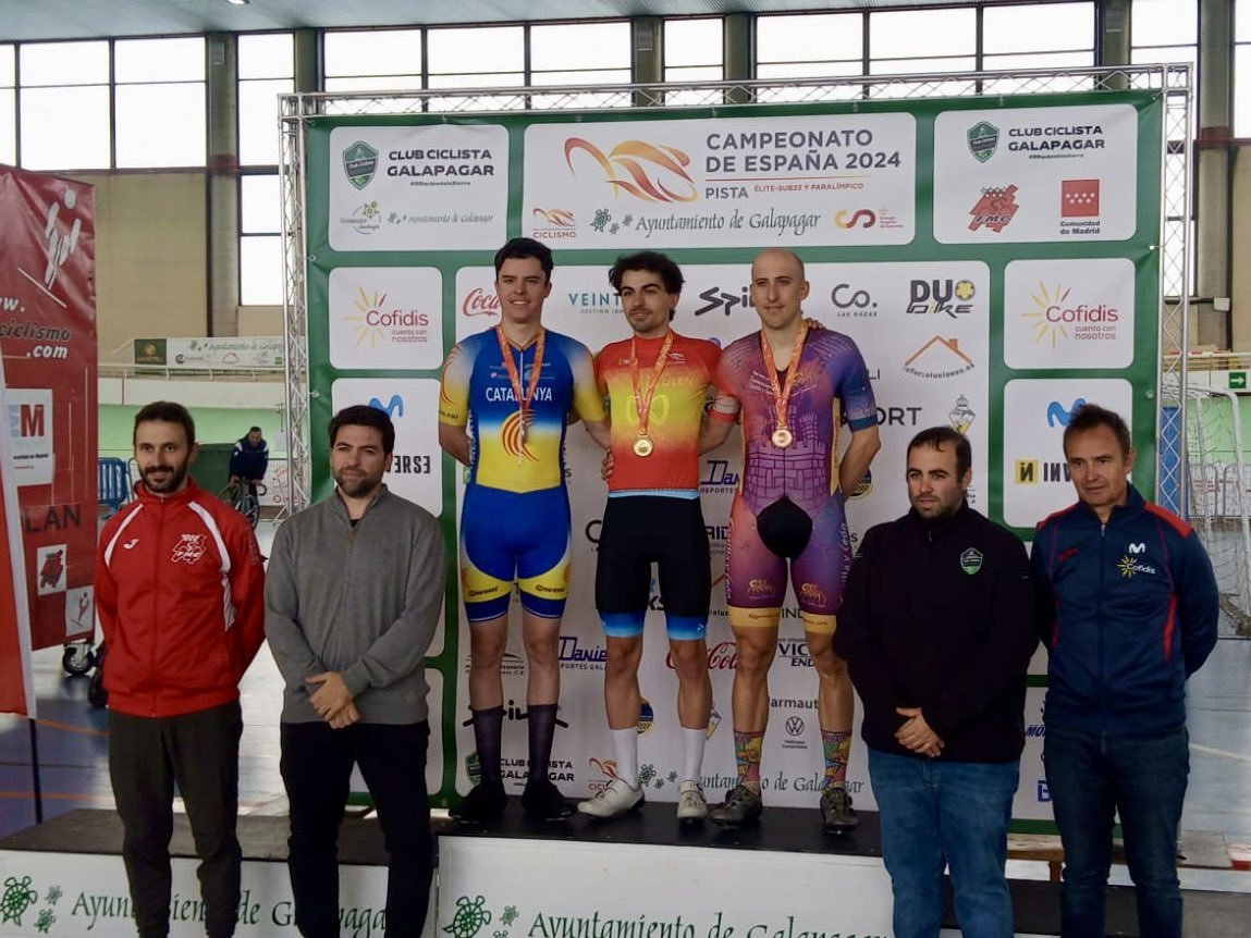 ¡Vaya #CEPistaGalapagar24 de la dupla Adolfo Bellido y Noel Martín! 

🥇 Prueba de KM
🥈 Prueba de Velocidad
🥉 Persecución Individual en la clase MB

Campeonato de España de Puntuación (individual)
🥉 Noel Martín - 54 pts

<a href="/FCiclismoCyL/">Federación de Ciclismo de Castilla y León</a>