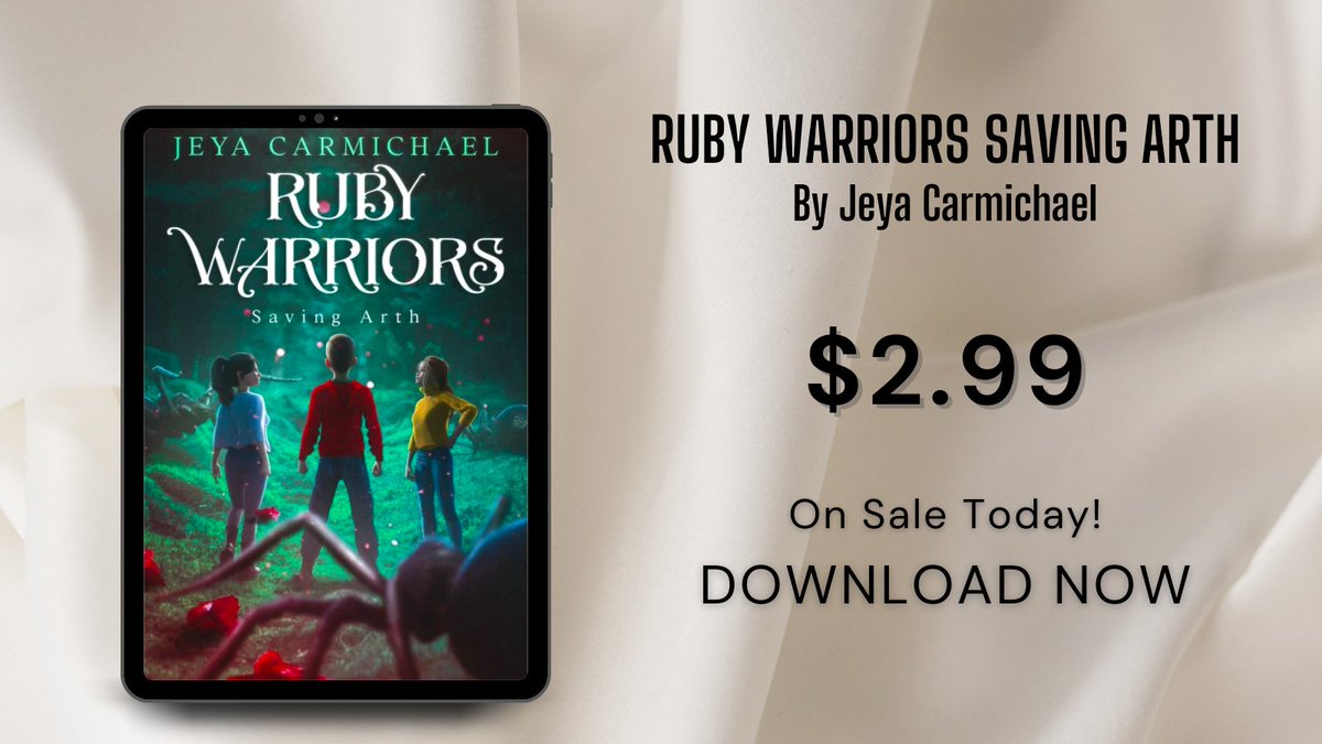 ScribeNow's tweet image. Immerse yourself into a world where secrets unveil themselves and warriors stand tall. Get your copy of &apos;Ruby Warriors Saving Arth&apos; now. #Fantasyreader #fiction cravebooks.com/b-33267?refere…