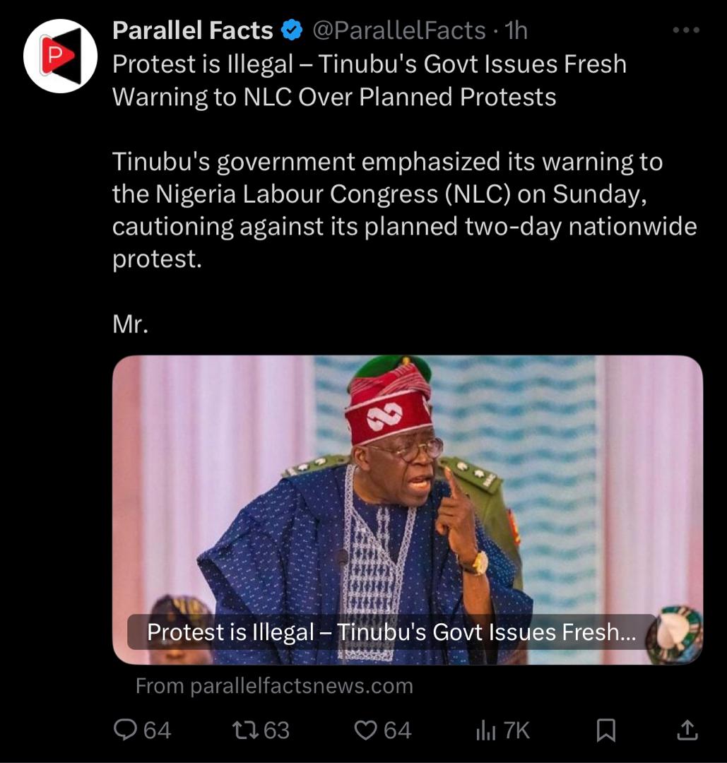 Urging NIGERIAN Country people don't die like chickens,
#RevolutionNow @officialABAT NOTE! Fundamental human rights of others, especially the rights to freedom of movement & right to dignity of human persons. @PoliceNG STANDS.

Die like WARIORS @YeleSowore @ARISEtv
#EndHungerNow